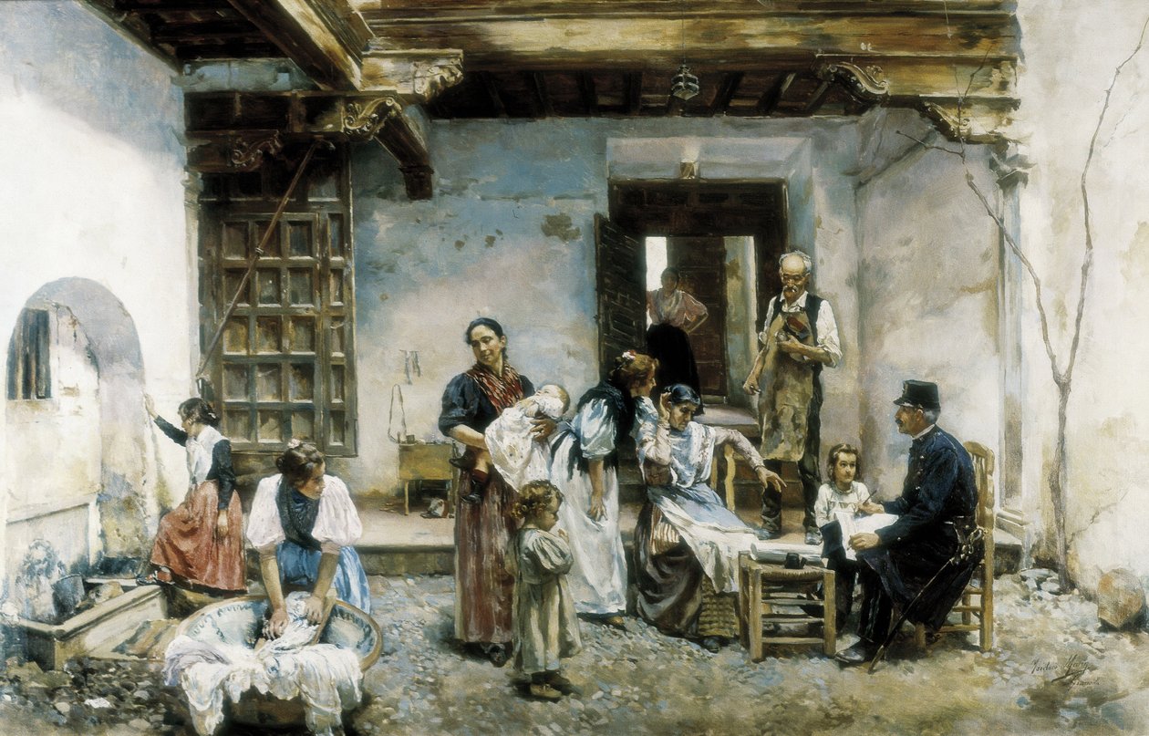 El censo (óleo sobre lienzo) de Marin Isidoro Gares