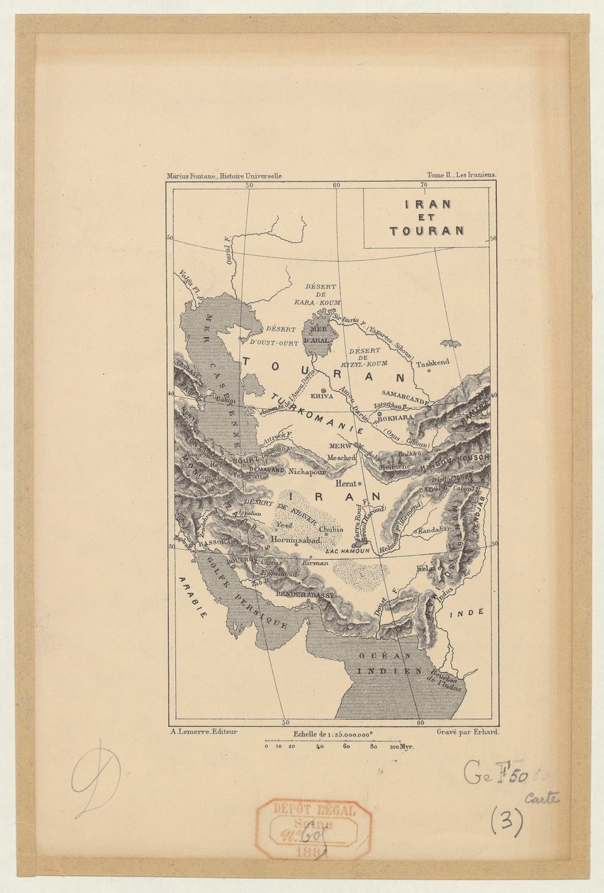 Irán y Turán de Marius Fontane