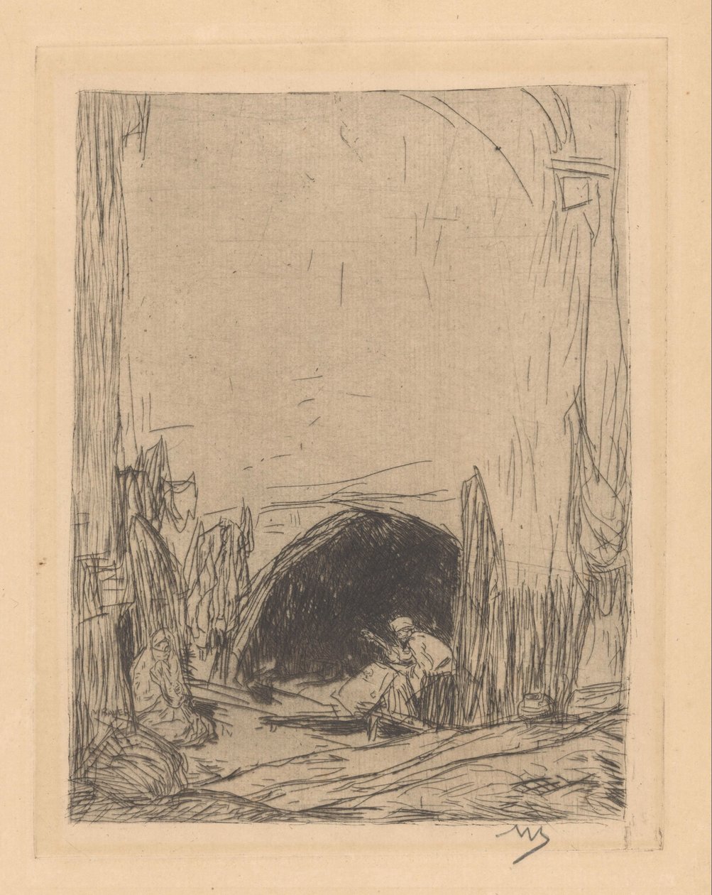 Bazar en Constantinopla de Marius Bauer (signed by artist)