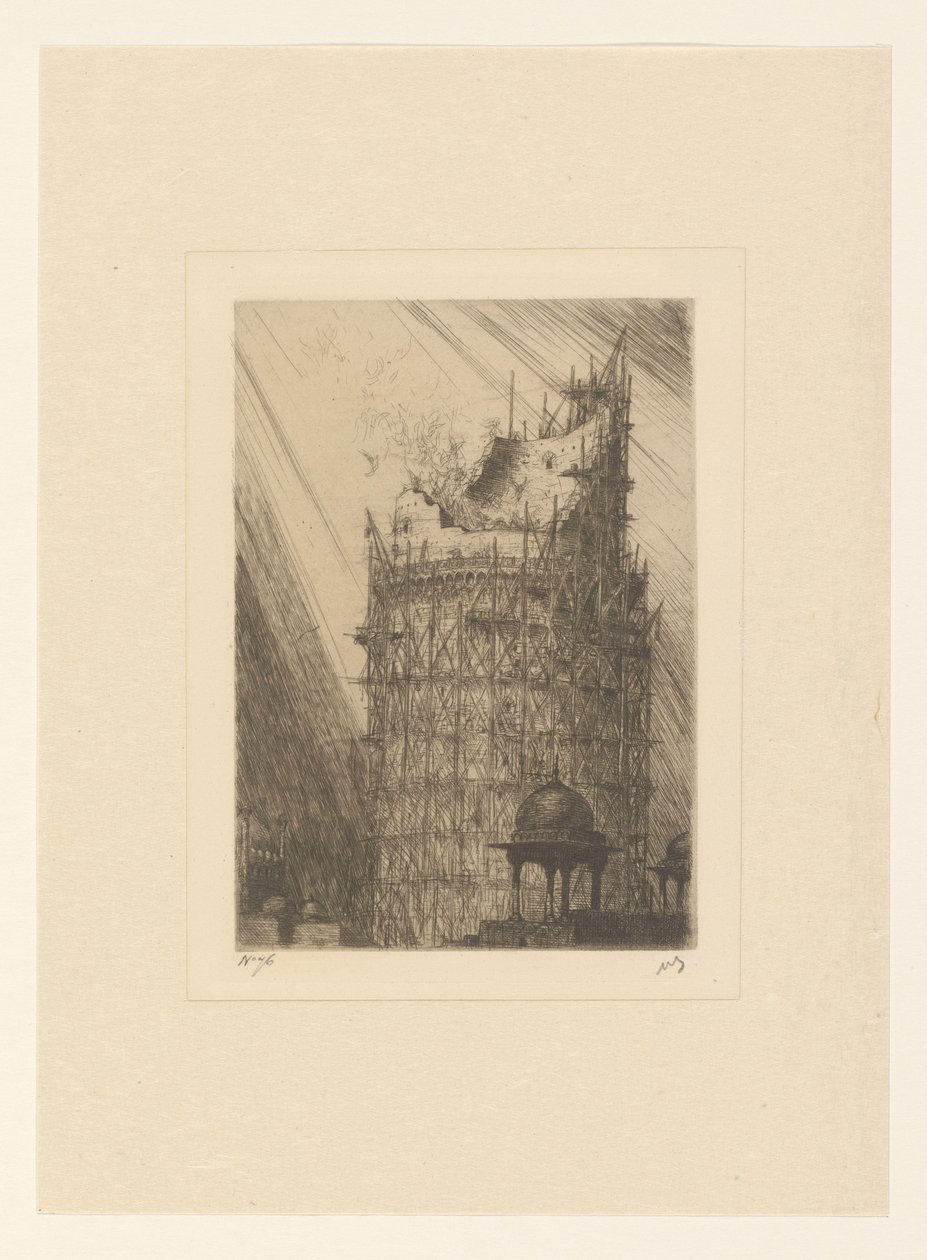 Torre encantada de Marius Bauer (signed by artist)