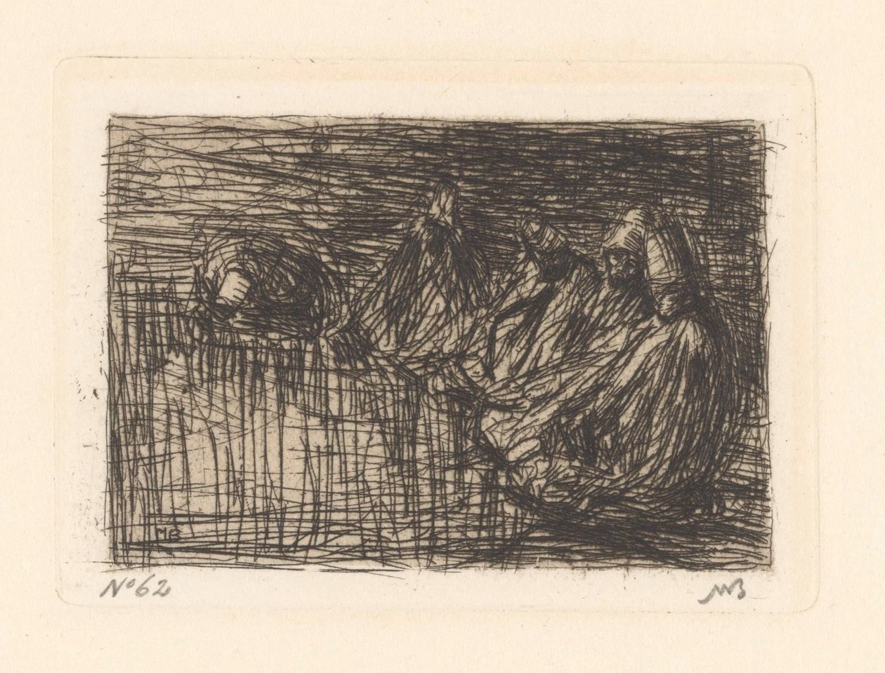 Derviches de Marius Bauer (signed by artist)