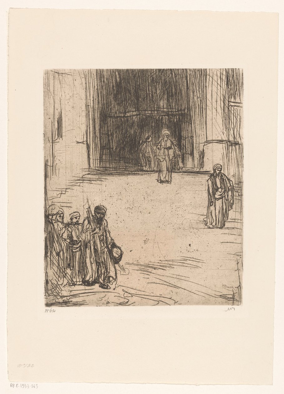 Mezquita de Constantinopla de Marius Bauer (signed by artist)