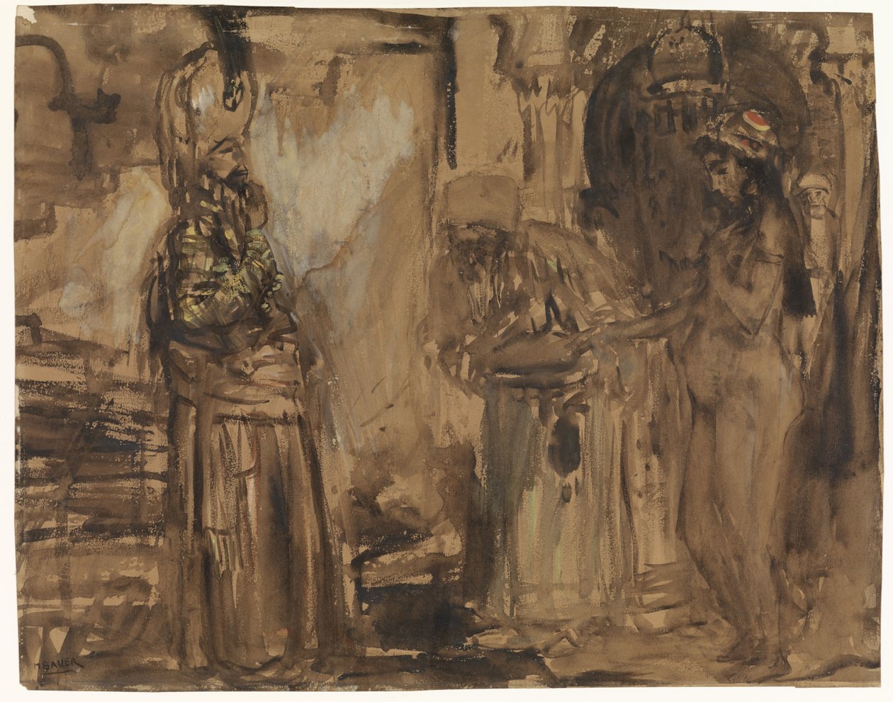 Comerciante de esclavos de Marius Bauer