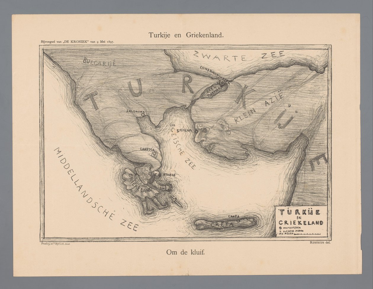 Turquía y Grecia (título sobre objeto) de Marius Bauer