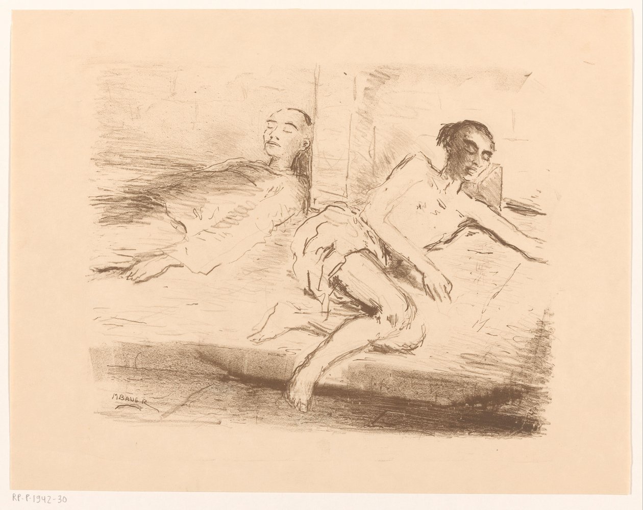 Dos barajadores de opio de Marius Bauer