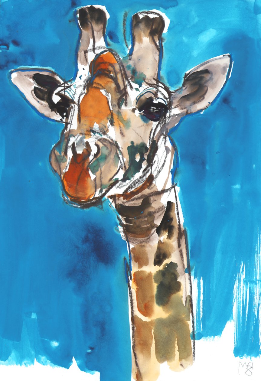 Jirafa Cielo Azul de Mark Adlington