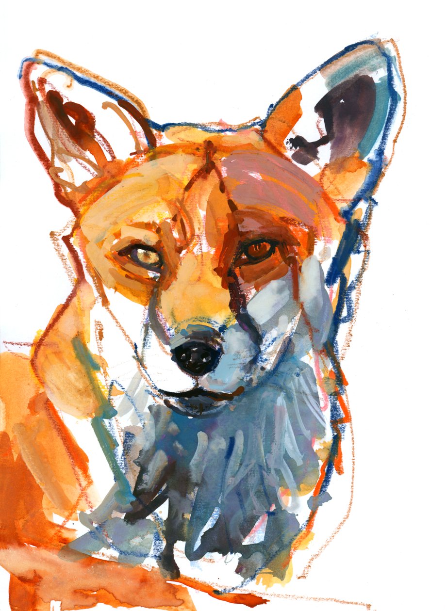 Perro zorro, 2021 de Mark Adlington