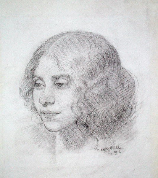 Cabeza de una niña de Mark Gertler