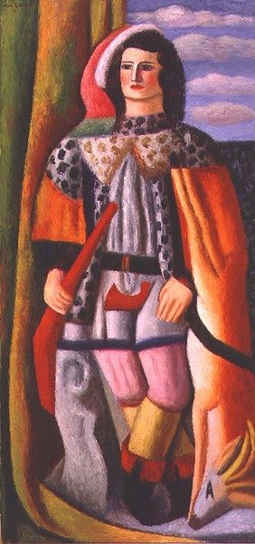 Gran figura de pie de Mark Gertler