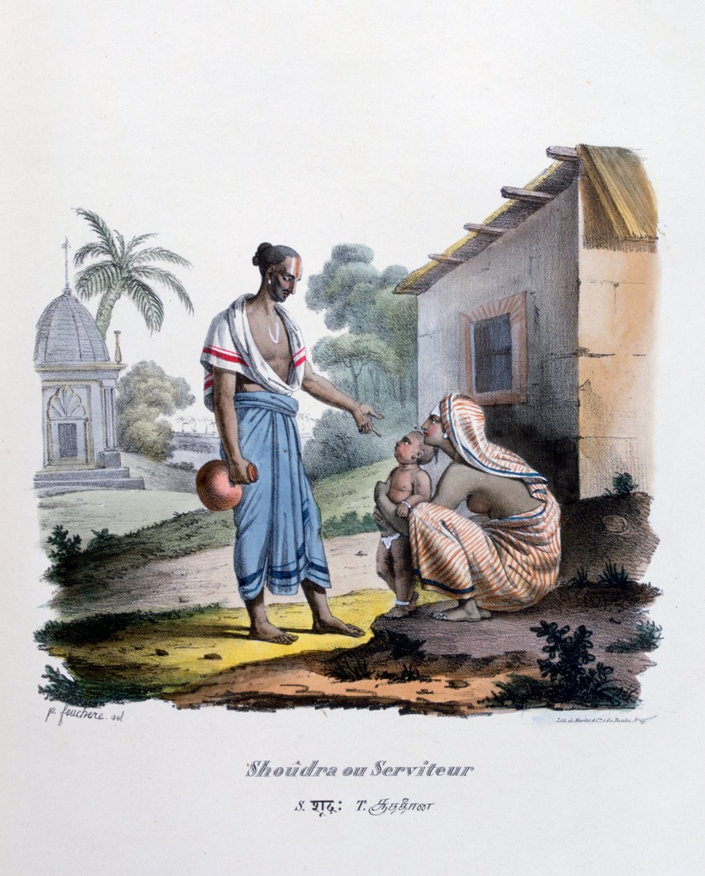Sirviente, 1828 de Marlet et Cie