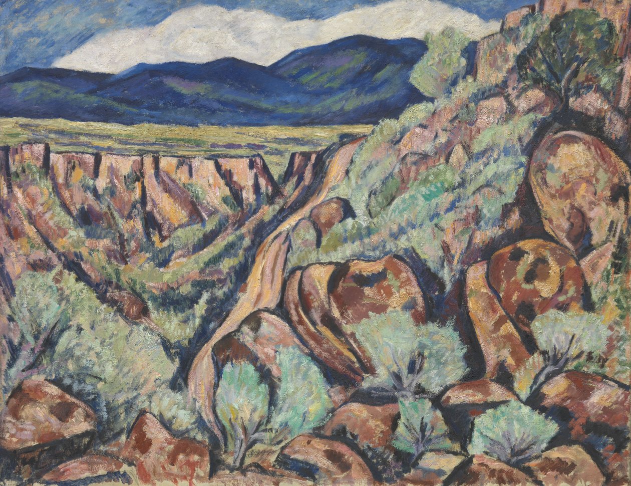 Paisaje, Nuevo México, 1919-20 de Marsden Hartley