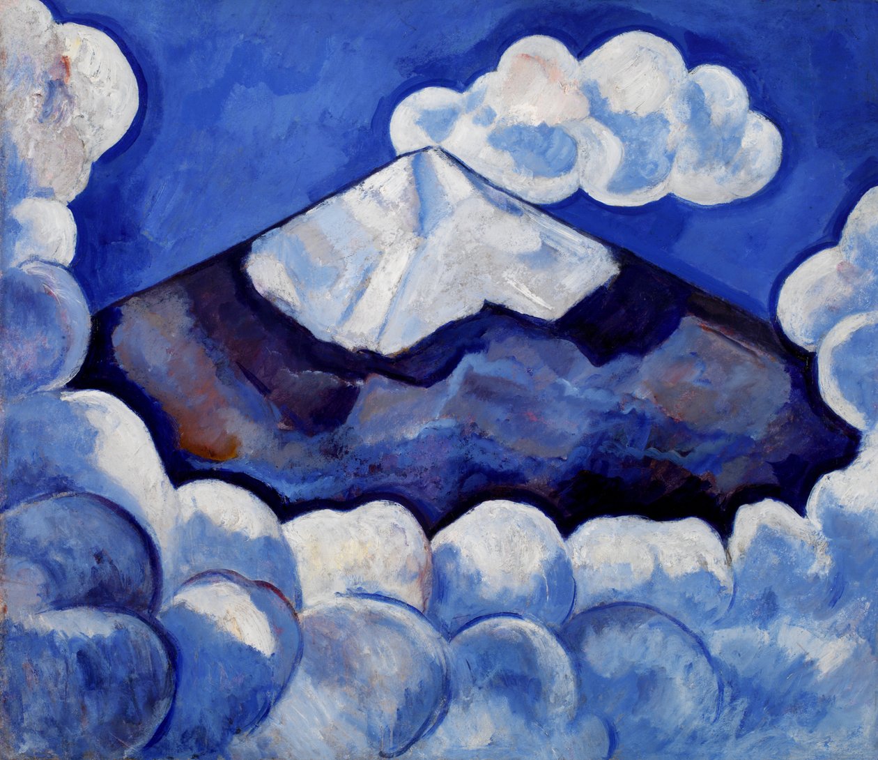 Popocatépetl, mañana animada - México, 1932 de Marsden Hartley