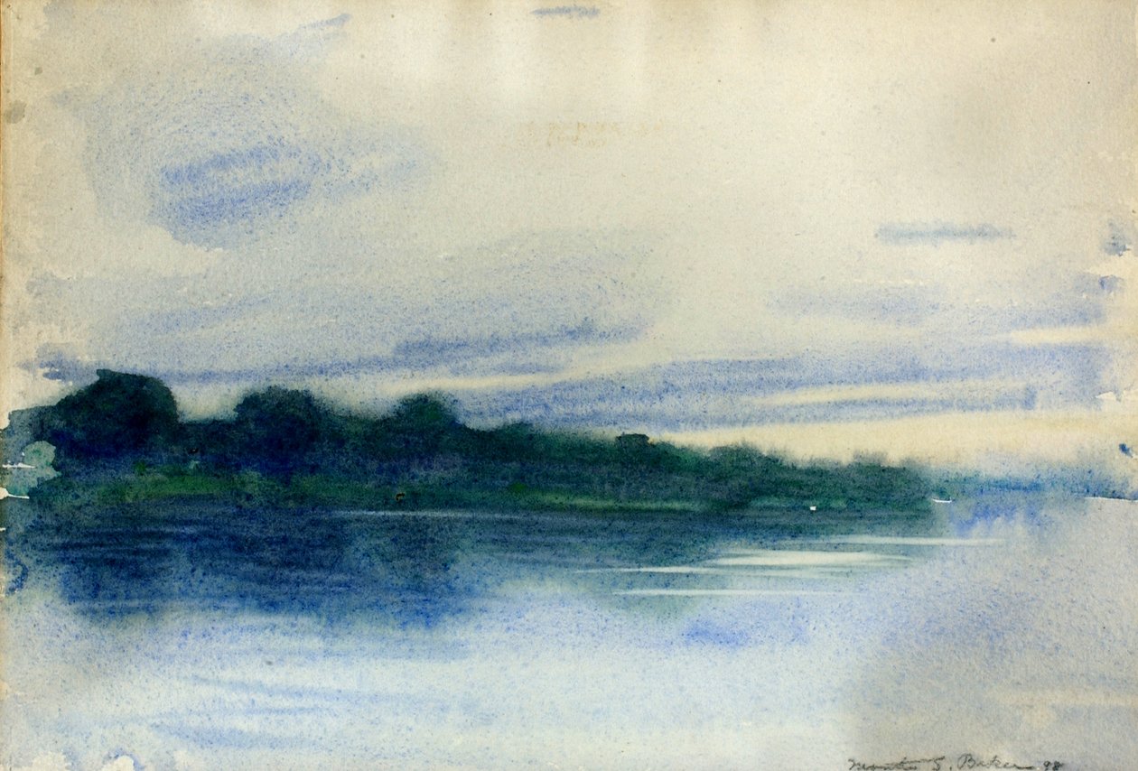 Crepúsculo no. 2 1898, 1898 de Martha Susan Baker