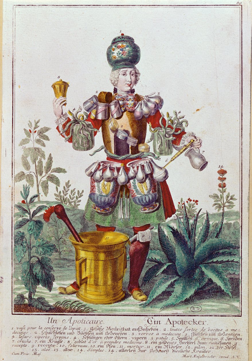El Boticario, c.1735 de Martin Engelbrecht