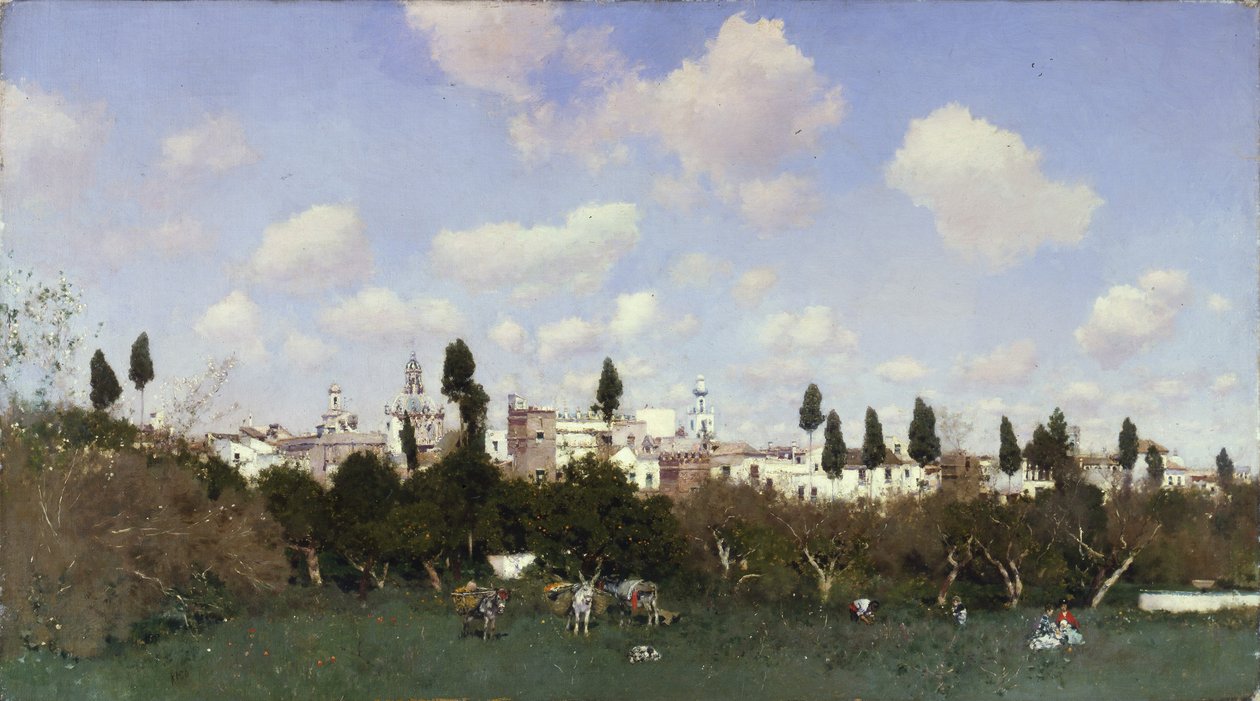 Recolección de naranjas de Martín Rico y Ortega