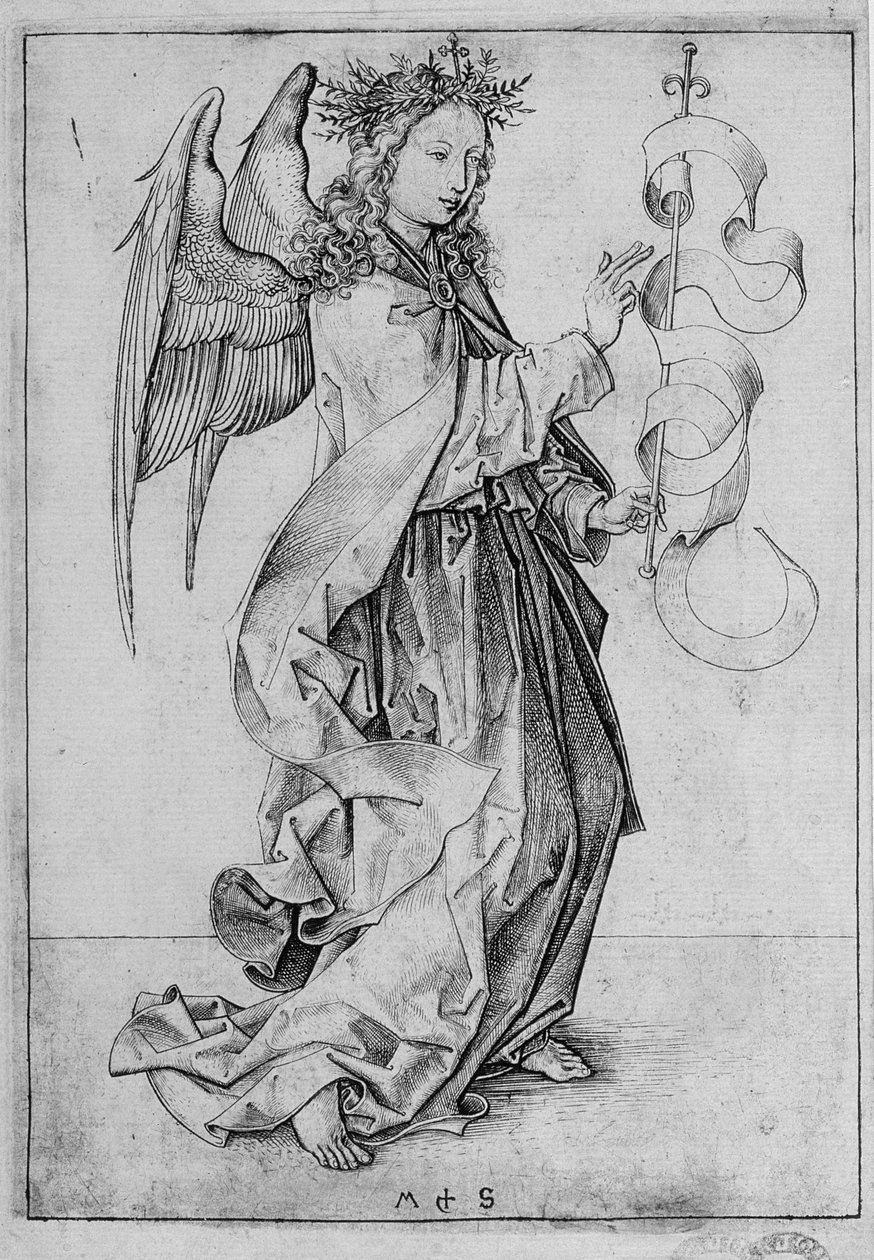 El ángel de la Anunciación de Martin Schongauer