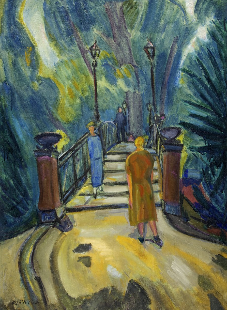 Puente en el Tiergarten, Berlín de Martin Bloch