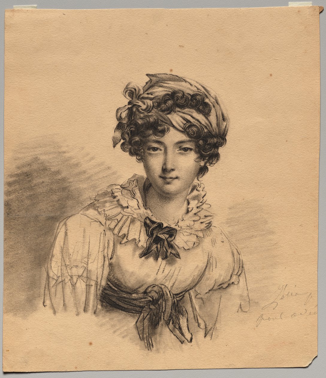 Retrato de la hija del artista de Martin Drölling