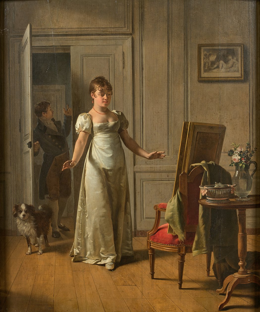 Una mujer sorprendida, 1808 de Martin Drölling