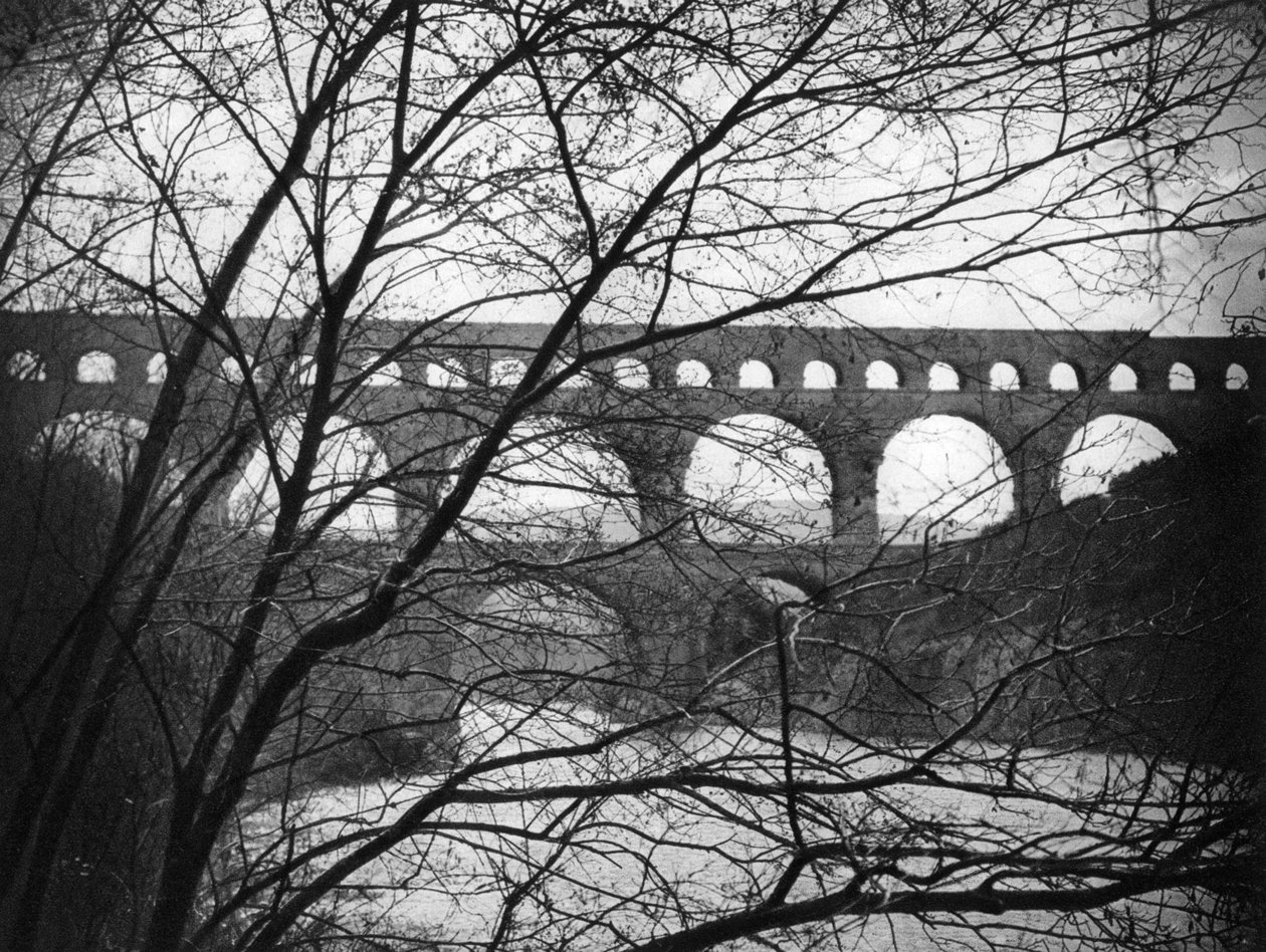 Puente del Gard, Provenza, Francia, 1937 de Martin Hurlimann