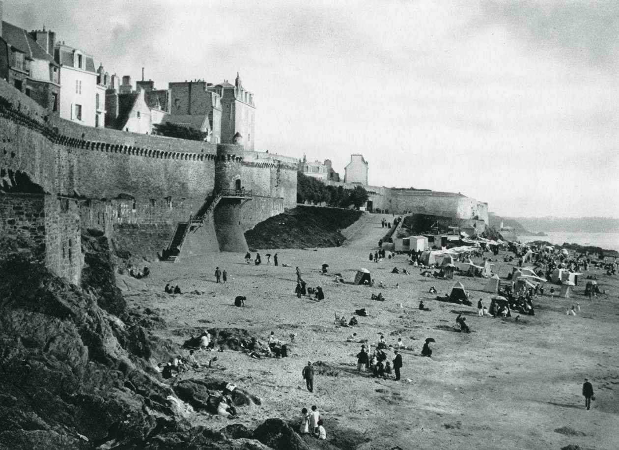 Saint-Malo, Francia, Bretaña, 1937 de Martin Hurlimann