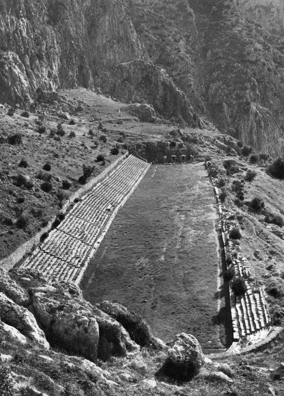Estadio, Delfos, Grecia, 1937 de Martin Hurlimann