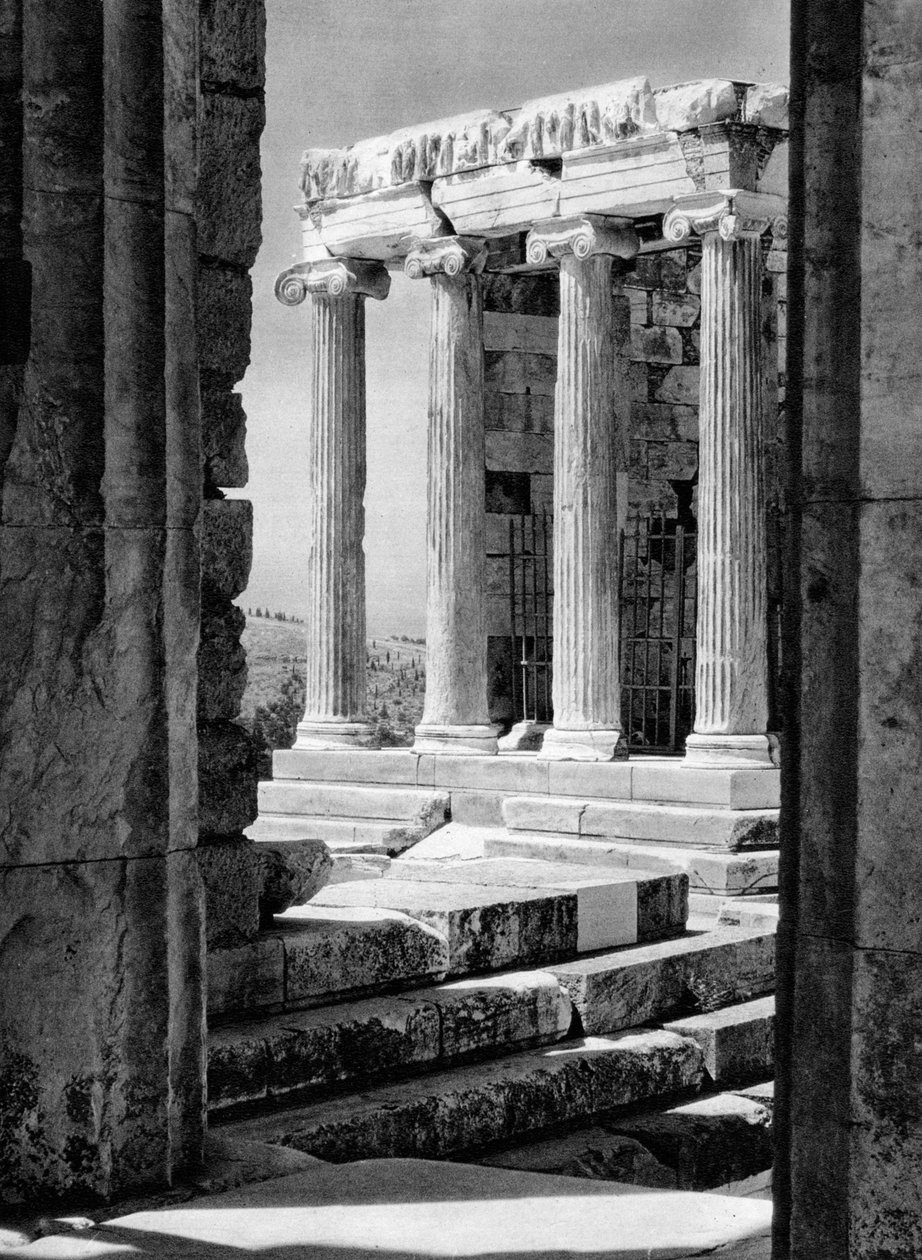 Templo de Nike, Atenas, 1937 de Martin Hurlimann