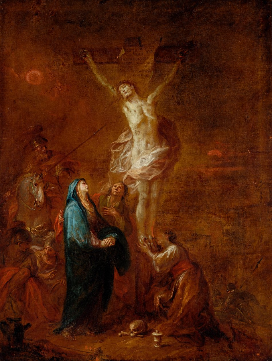Cristo en la cruz de Martin Johann Schmidt