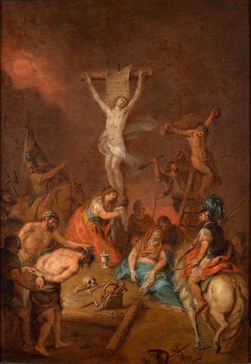 Cristo en la cruz de Martin Johann Schmidt