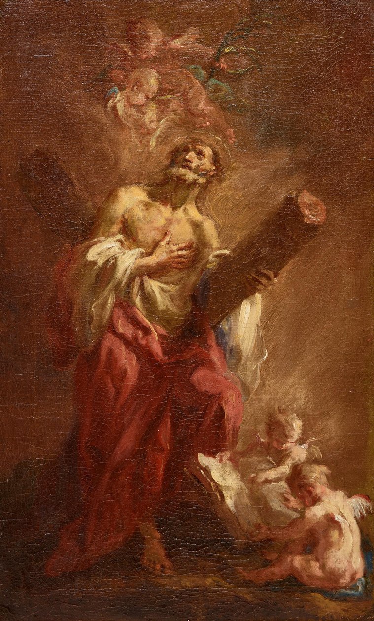 El apóstol Andrés de Martin Johann Schmidt