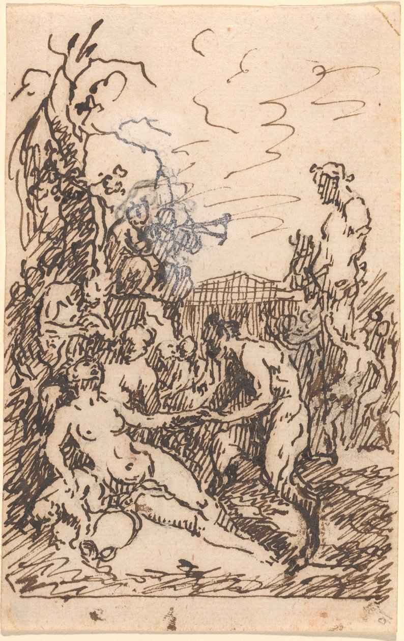 Sátiros y ninfas de Martin Johann Schmidt
