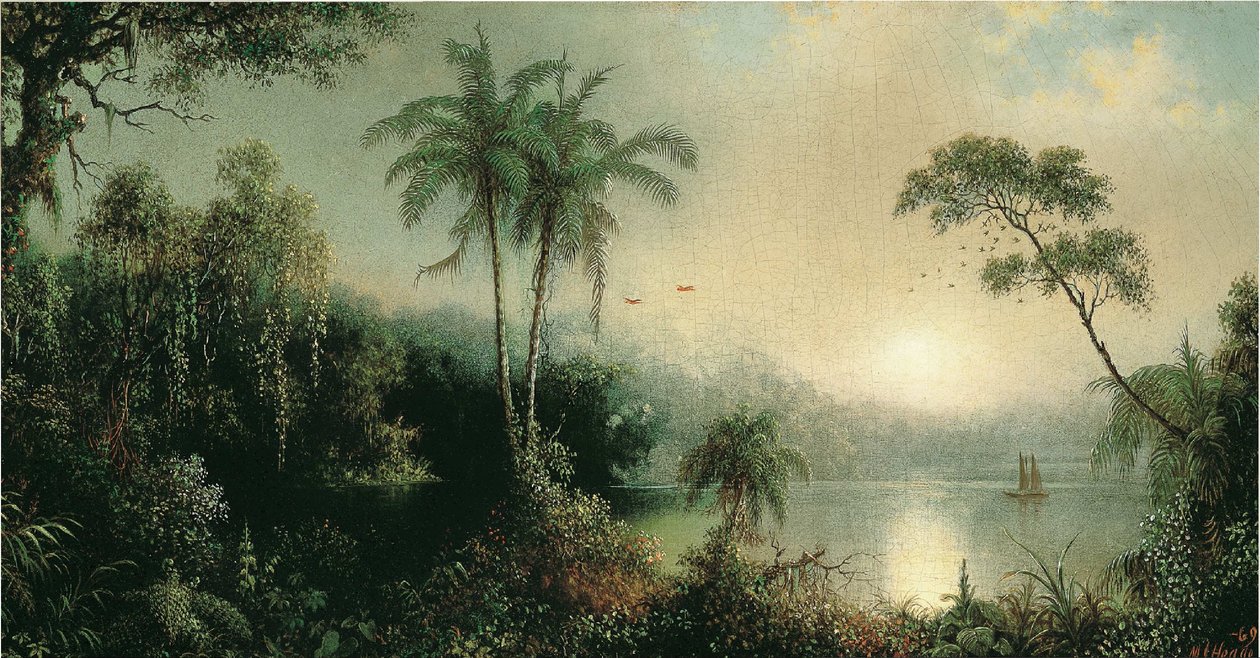 Amanecer en Nicaragua de Martin Johnson Heade
