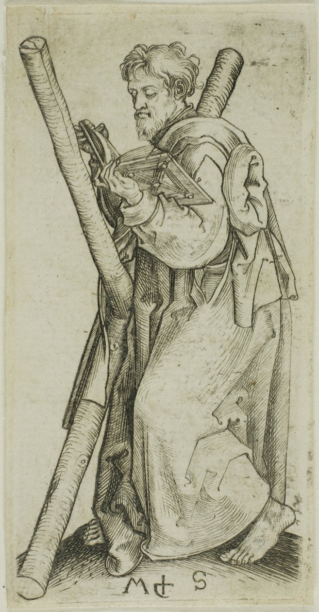 San Andrés, de los Apóstoles de Martin Schongauer