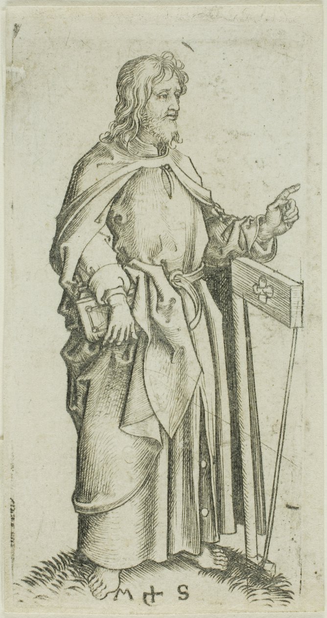 San Judas, de los Apóstoles de Martin Schongauer