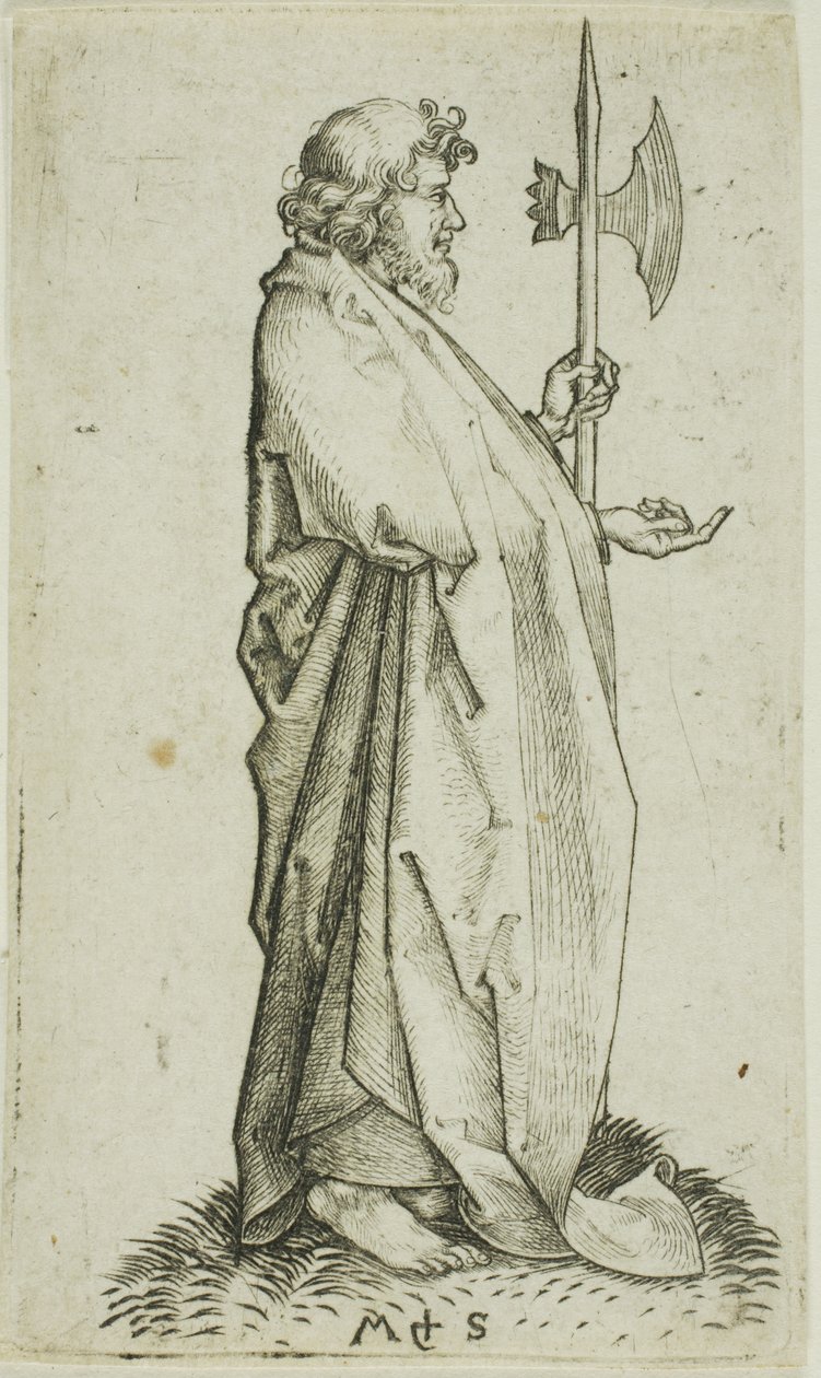 San Matías, de Apóstoles de Martin Schongauer