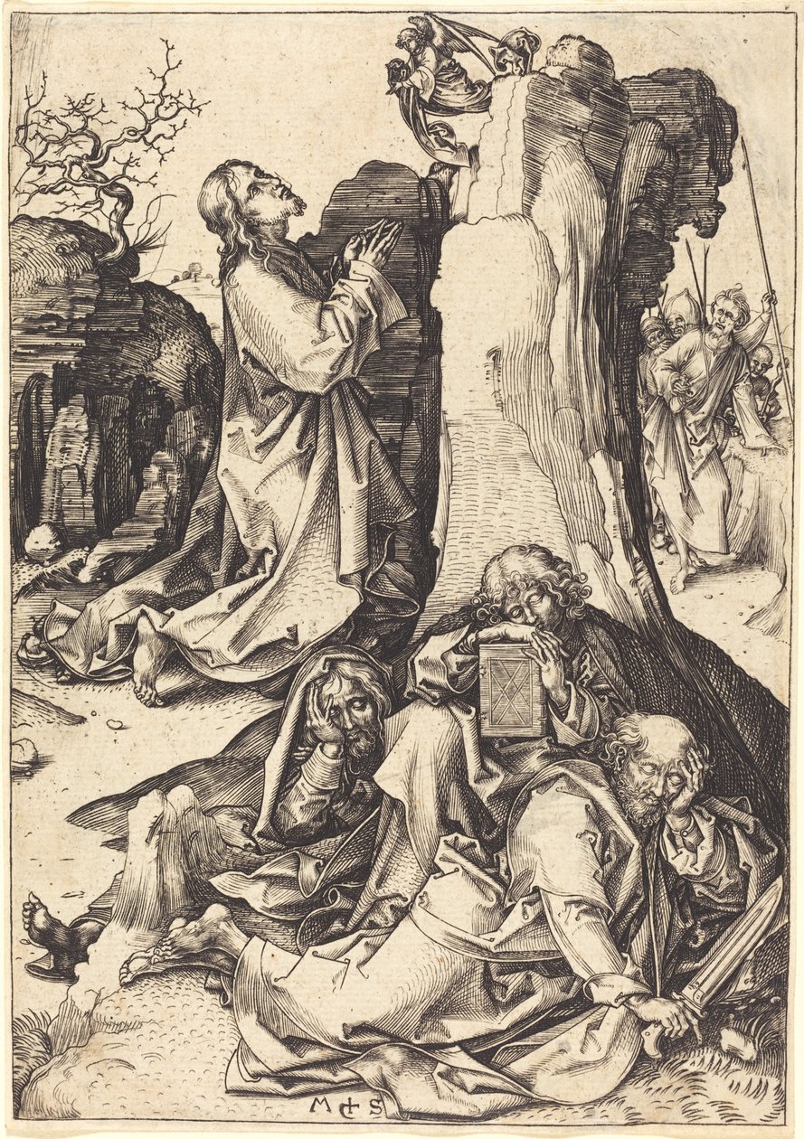 La Agonía en el Jardín de Martin Schongauer