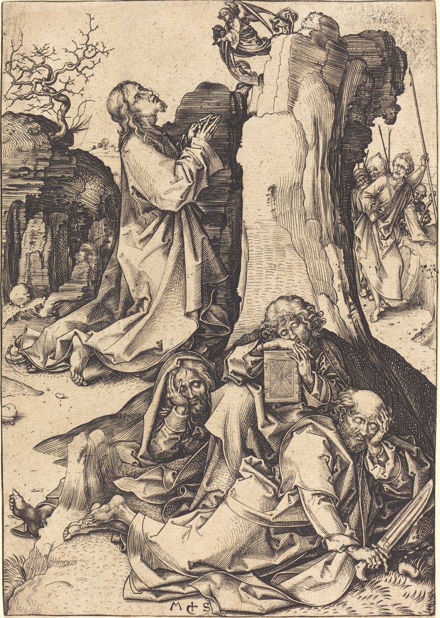 La Agonía en el Jardín de Martin Schongauer