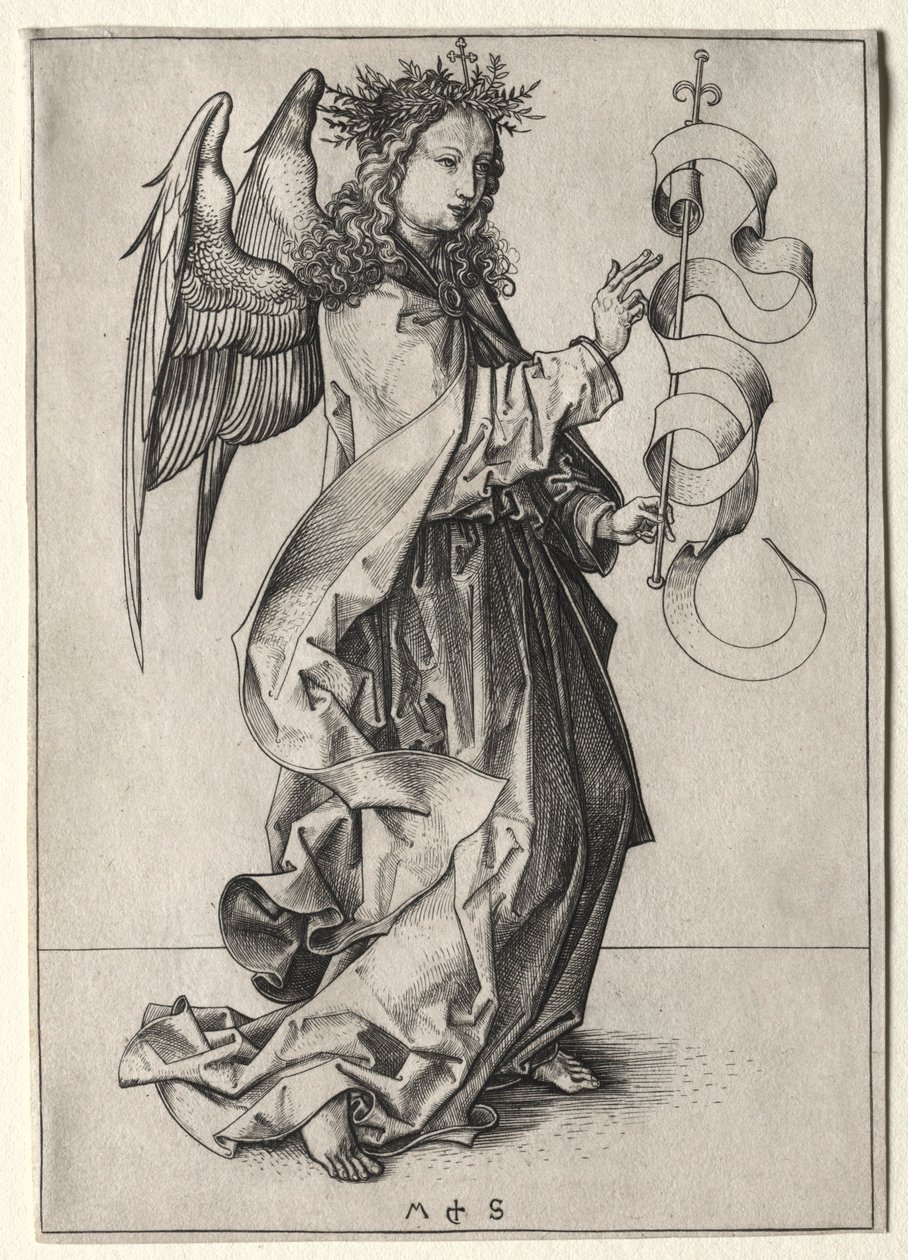 El ángel de la Anunciación de Martin Schongauer