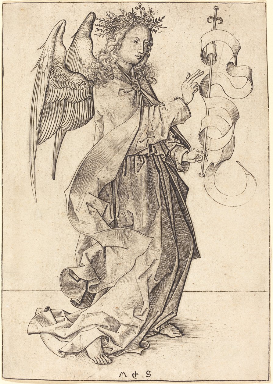 El Arcángel Gabriel de Martin Schongauer