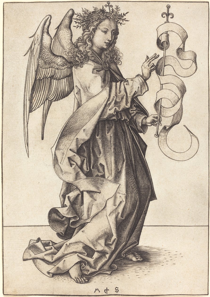 El Arcángel Gabriel de Martin Schongauer