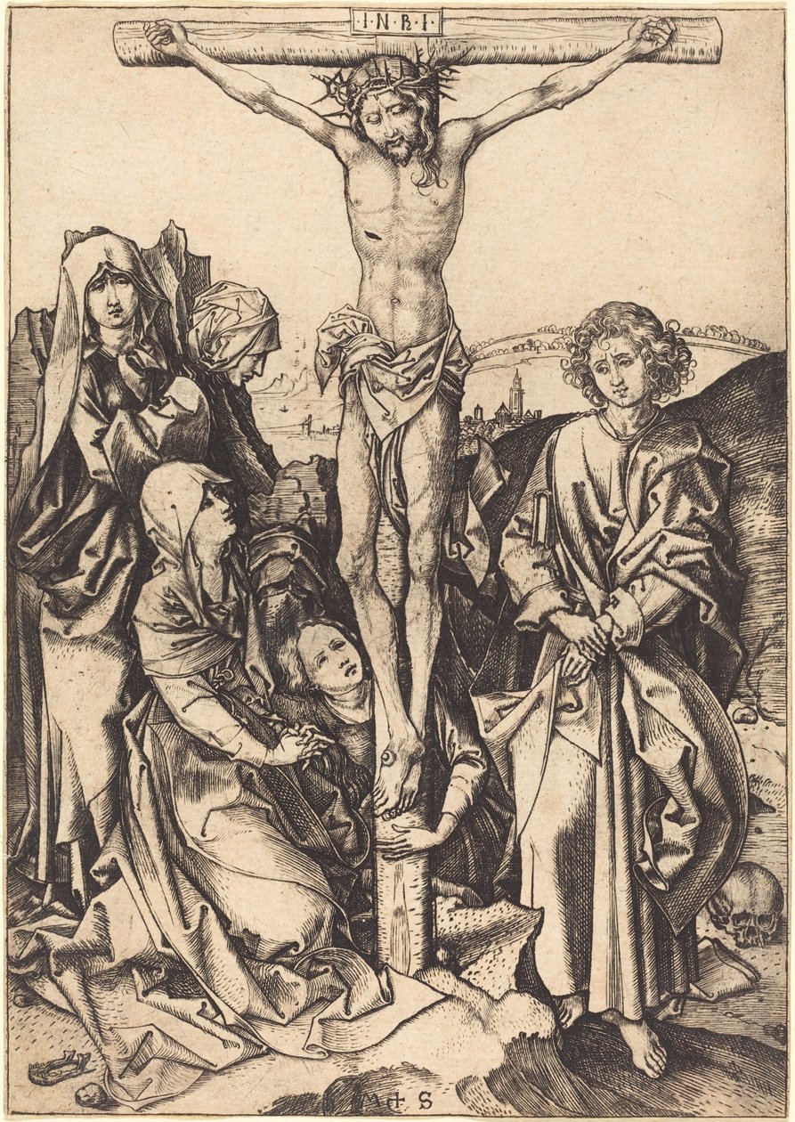 La Crucifixión de Martin Schongauer