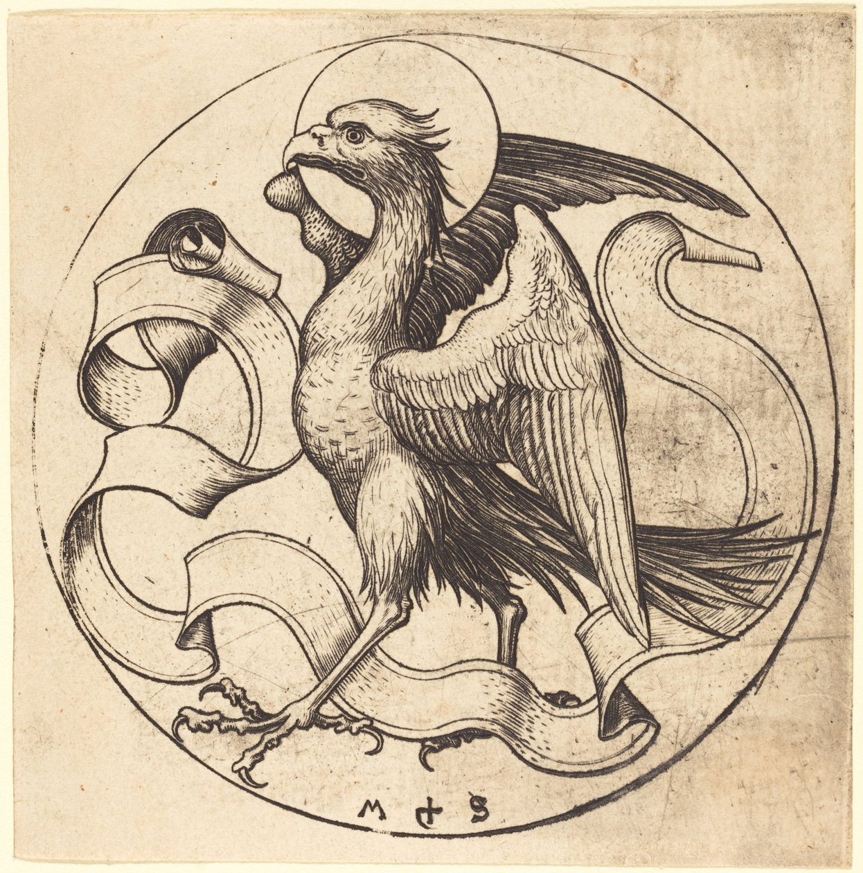 El Águila de San Juan de Martin Schongauer