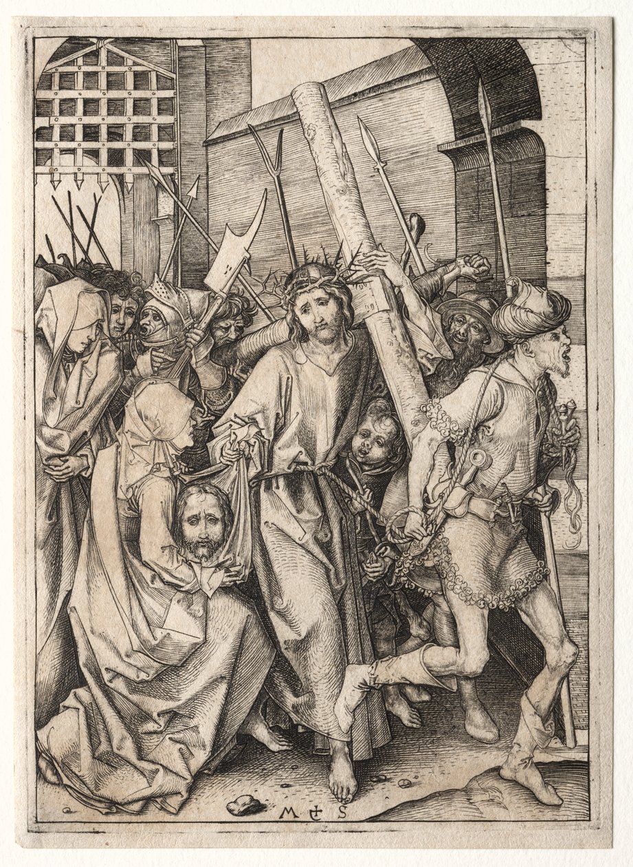 La Pasión: Cristo llevando la cruz de Martin Schongauer