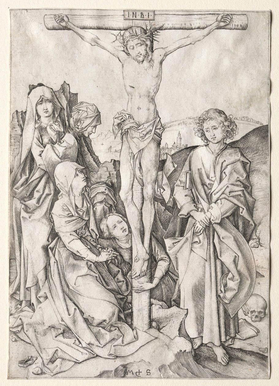 La Pasión: Cristo en la Cruz de Martin Schongauer