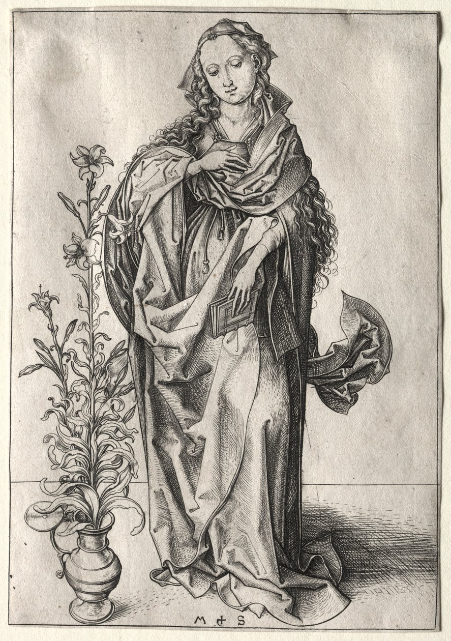 La Virgen de la Anunciación de Martin Schongauer