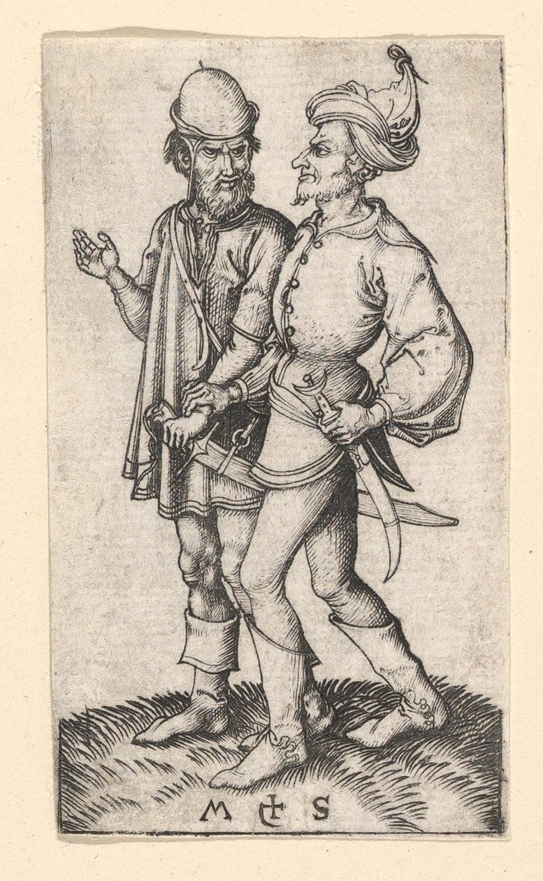 Dos turcos de Martin Schongauer