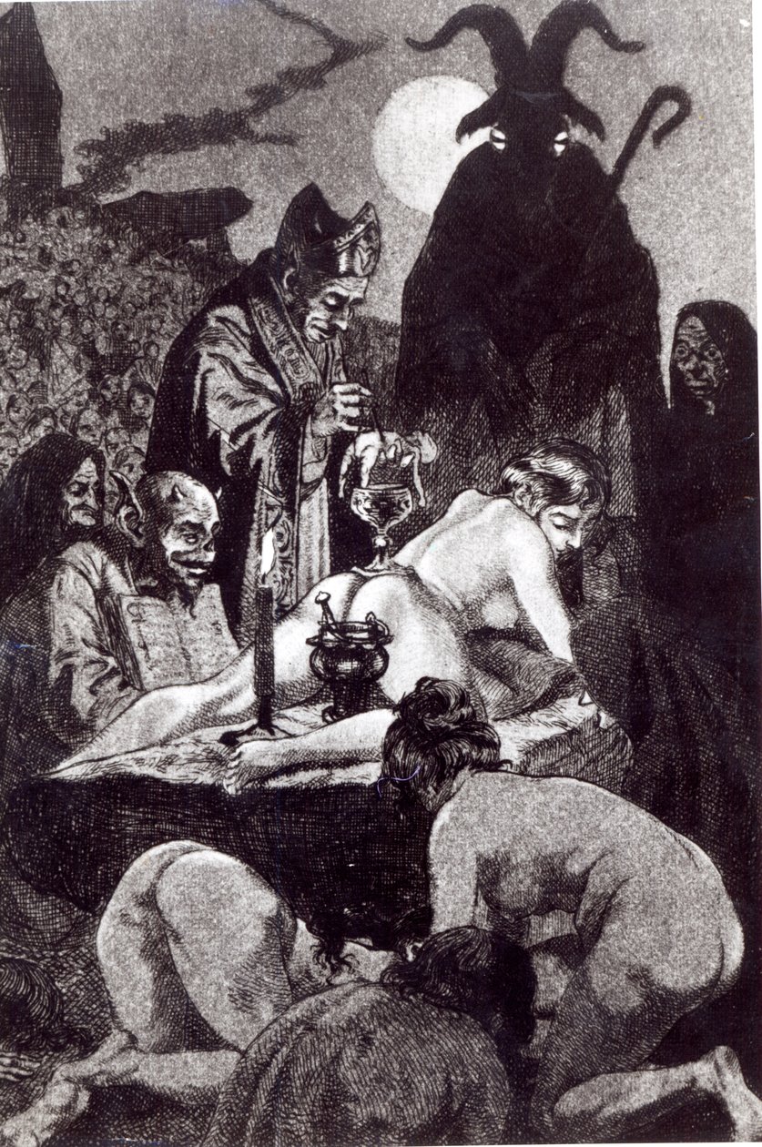 Una misa negra, 1911 de Martin van Maele