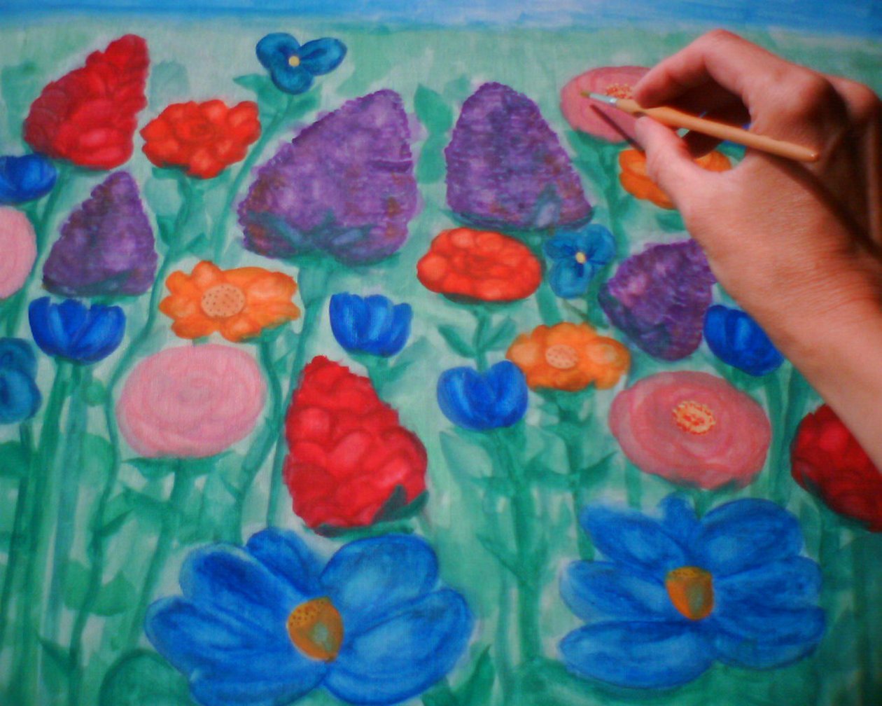 Cuadro de flores de Martina Konitzky