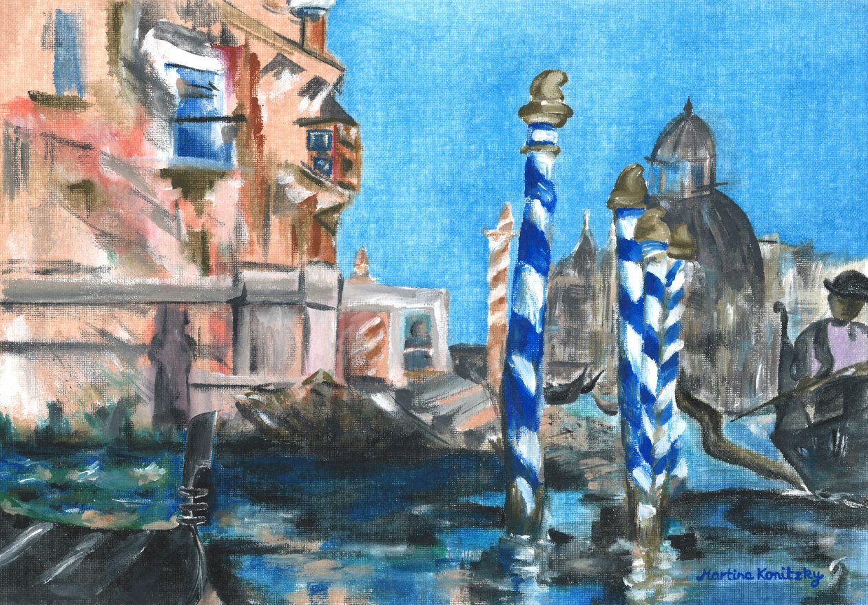Canal Grande (homenaje a Edouard Manet) de Martina Konitzky