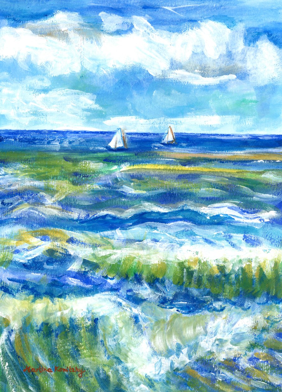 Saintes-Maries-de-la-Mer (Homenaje a Vincent van Gogh) de Martina Konitzky